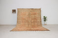 Load image into Gallery viewer, Vintage Moroccan Rug – Handmade Wool Berber rug, 6x9 ft – Peach beni mguild rug