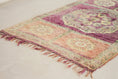 Load image into Gallery viewer, Vintage Moroccan Rug – Handmade Wool Berber rug, 4x7 ft – Purple beni mguild rug