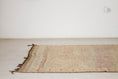 Load image into Gallery viewer, Vintage Moroccan Rug – Handmade Wool Berber rug, 6x9 ft – Peach beni mguild rug