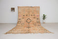 Load image into Gallery viewer, Vintage Moroccan Rug – Handmade Wool Berber rug, 5x11 ft – Peach beni mguild rug