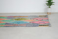Load image into Gallery viewer, Gray 8x5 Berber Rug – multi colored area rug, wool berber rugs, Handmade Wool Rug
