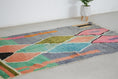 Load image into Gallery viewer, Gray 8x5 Berber Rug – multi colored area rug, wool berber rugs, Handmade Wool Rug