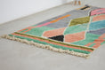 Load image into Gallery viewer, Gray 8x5 Berber Rug – multi colored area rug, wool berber rugs, Handmade Wool Rug