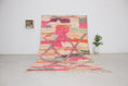 Load image into Gallery viewer, Pink 8x5 Boujad Rug – area rug boho, moroccan rug, Handmade Wool Rug