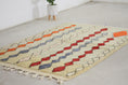 Load image into Gallery viewer, Green 8x5 Boujad Rug – moroccan berber rugs, berber wool rug, Handmade Wool Rug