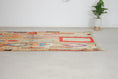 Load image into Gallery viewer, Orange 8x5 Boujad Rug – area rugs boho, boujad rugs morocco, Handmade Wool Rug