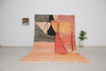 Load image into Gallery viewer, Orange 8x5 Boujad Rug – moroccan tribal rug, boujad rug, Handmade Wool Rug