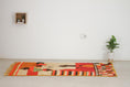 Load image into Gallery viewer, Orange 8x5 Berber Rug – pink moroccan rug, moroccan tribal rug, Handmade Wool Rug