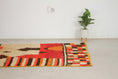 Load image into Gallery viewer, Orange 8x5 Berber Rug – pink moroccan rug, moroccan tribal rug, Handmade Wool Rug