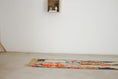Load image into Gallery viewer, Pink 11x2 Berber Runner Rug – berber runner rug, wool runner rug, Handmade Wool Rug