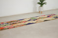 Load image into Gallery viewer, Pink 11x2 Berber Runner Rug – berber runner rug, wool runner rug, Handmade Wool Rug