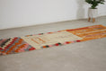 Load image into Gallery viewer, Orange 9.5x2 Moroccan Runner Rug – runner rug carpet, berber runner rug, Handmade Wool Rug