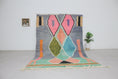 Load image into Gallery viewer, Gray 8x5 Berber Rug – multi colored area rug, wool berber rugs, Handmade Wool Rug