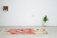 Load image into Gallery viewer, Pink 8x5 Boujad Rug – berber wool rug, handmade moroccan rugs, Handmade Wool Rug