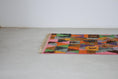 Load image into Gallery viewer, Orange 8x5 Boujad Rug – moroccan shag rug, berber wool rug, Handmade Wool Rug