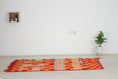 Load image into Gallery viewer, Red 8x5 Moroccan Colorful Rug – colorful moroccan rug, boho rug, Handmade Wool Rug