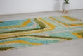 Load image into Gallery viewer, Green 8x5 Berber Rug – moroccan rug, moroccan berber rug, Handmade Wool Rug