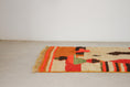 Load image into Gallery viewer, Orange 8x5 Berber Rug – pink moroccan rug, moroccan tribal rug, Handmade Wool Rug