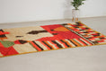 Load image into Gallery viewer, Orange 8x5 Berber Rug – pink moroccan rug, moroccan tribal rug, Handmade Wool Rug