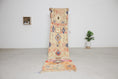 Load image into Gallery viewer, Peach 9x2 Berber Runner Rug – moroccan runner rugs, hallway runner rug, Handmade Wool Rug