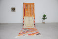 Load image into Gallery viewer, Orange 9.5x2 Moroccan Runner Rug – runner rug carpet, berber runner rug, Handmade Wool Rug