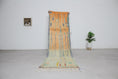 Load image into Gallery viewer, Green 9x2 Boujad Runner Rug – moroccan runner rugs, moroccan carpet runner, Handmade Wool Rug