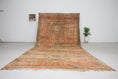 Load image into Gallery viewer, Vintage Moroccan Rug – Handmade Wool Berber rug, 5.5x13 ft – Peach beni mguild rug