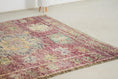 Load image into Gallery viewer, Vintage Moroccan Rug – Handmade Wool Berber rug, 6x8 ft – Purple beni mguild rug