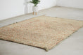 Load image into Gallery viewer, Vintage Moroccan Rug – Handmade Wool Berber rug, 6x9 ft – Peach beni mguild rug