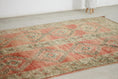Load image into Gallery viewer, Vintage Moroccan Rug – Handmade Wool Berber rug, 5.5x9 ft – Peach beni mguild rug