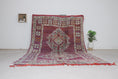 Load image into Gallery viewer, Vintage Moroccan Rug – Handmade Wool Berber rug, 7x11 ft – Purple beni mguild rug