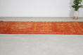 Load image into Gallery viewer, Vintage Moroccan Rug – Handmade Wool Berber rug, 5x10 ft – Orange beni mguild rug