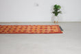 Load image into Gallery viewer, Vintage Moroccan Rug – Handmade Wool Berber rug, 5x11 ft – Orange beni mguild rug