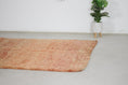Load image into Gallery viewer, Vintage Moroccan Rug – Handmade Wool Berber rug, 6x10 ft – Peach beni mguild rug