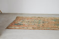 Load image into Gallery viewer, Vintage Moroccan Rug – Handmade Wool Berber rug, 6x12 ft – Peach beni mguild rug
