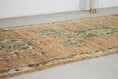Load image into Gallery viewer, Vintage Moroccan Rug – Handmade Wool Berber rug, 6x12 ft – Peach beni mguild rug
