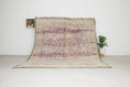 Load image into Gallery viewer, Vintage Moroccan Rug – Handmade Wool Berber rug, 7x9 ft – Purple beni mguild rug