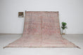 Load image into Gallery viewer, Vintage Moroccan Rug – Handmade Wool Berber rug, 6x11 ft – Pink beni mguild rug