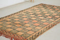 Load image into Gallery viewer, Vintage Moroccan Rug – Handmade Wool Berber rug, 5x9 ft – Peach beni mguild rug