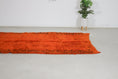 Load image into Gallery viewer, Vintage Moroccan Rug – Handmade Wool Berber rug, 5.5x10 ft – Orange beni mguild rug