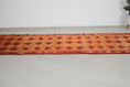 Load image into Gallery viewer, Vintage Moroccan Rug – Handmade Wool Berber rug, 5x11 ft – Orange beni mguild rug