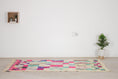 Load image into Gallery viewer, Pink 8x5 Moroccan Colorful Rug – area rug boho, moroccan area rug, Handmade Wool Rug