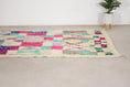 Load image into Gallery viewer, Pink 8x5 Moroccan Colorful Rug – area rug boho, moroccan area rug, Handmade Wool Rug