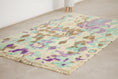 Load image into Gallery viewer, Green 8x5 Moroccan Colorful Rug – berber carpet rug, berber area rug, Handmade Wool Rug