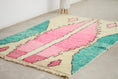Load image into Gallery viewer, Pink 8x5 Berber Rug – pink moroccan rug, boujad rugs morocco, Handmade Wool Rug