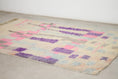 Load image into Gallery viewer, Beige 8x5 Boujad Rug – handmade moroccan rugs, pink moroccan rug, Handmade Wool Rug