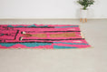 Load image into Gallery viewer, Pink 8x5 Berber Rug – boho style rug, colorful rug, Handmade Wool Rug