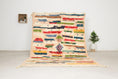 Load image into Gallery viewer, Multicolored 8x5 Boujad Rug – berber area rug, area rug boho, Handmade Wool Rug