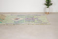 Load image into Gallery viewer, Green 8x5 Boujad Rug – shag rug moroccan, authentic moroccan rugs, Handmade Wool Rug
