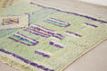 Load image into Gallery viewer, Green 8x5 Boujad Rug – shag rug moroccan, authentic moroccan rugs, Handmade Wool Rug